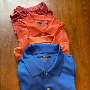 Four Men’s Golf Shirts (3 Greg Norman XL’s; 1 Member’s Mark Performance Polo)
